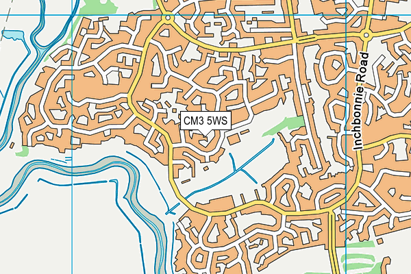 CM3 5WS map - OS VectorMap District (Ordnance Survey) CM3 5WS map - OS VectorMap District (Ordnance Survey)