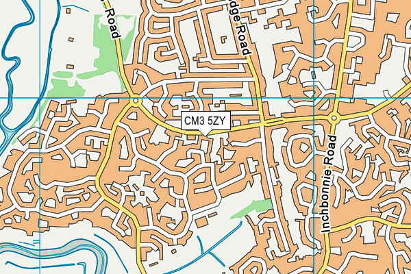 CM3 5ZY map - OS VectorMap District (Ordnance Survey) CM3 5ZY map - OS VectorMap District (Ordnance Survey)