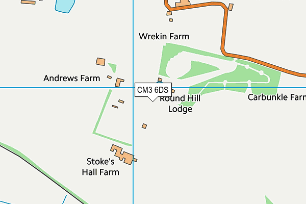 CM3 6DS map - OS VectorMap District (Ordnance Survey) CM3 6DS map - OS VectorMap District (Ordnance Survey)