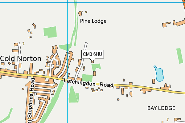 CM3 6HU map - OS VectorMap District (Ordnance Survey) CM3 6HU map - OS VectorMap District (Ordnance Survey)
