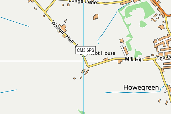CM3 6PS map - OS VectorMap District (Ordnance Survey) CM3 6PS map - OS VectorMap District (Ordnance Survey)