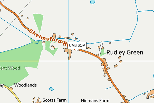 CM3 6QP map - OS VectorMap District (Ordnance Survey) CM3 6QP map - OS VectorMap District (Ordnance Survey)