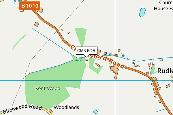 CM3 6QR map - OS VectorMap District (Ordnance Survey) CM3 6QR map - OS VectorMap District (Ordnance Survey)