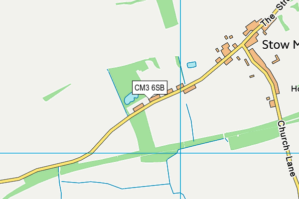 CM3 6SB map - OS VectorMap District (Ordnance Survey) CM3 6SB map - OS VectorMap District (Ordnance Survey)