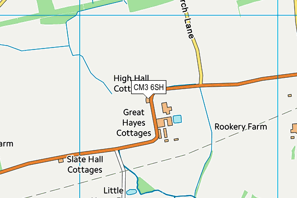CM3 6SH map - OS VectorMap District (Ordnance Survey) CM3 6SH map - OS VectorMap District (Ordnance Survey)
