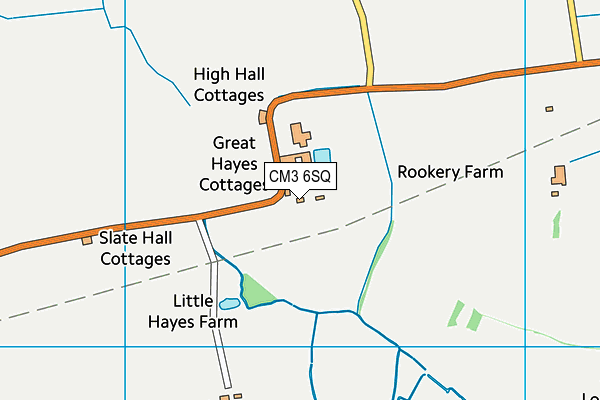 CM3 6SQ map - OS VectorMap District (Ordnance Survey) CM3 6SQ map - OS VectorMap District (Ordnance Survey)