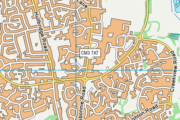 CM3 7AT map - OS VectorMap District (Ordnance Survey) CM3 7AT map - OS VectorMap District (Ordnance Survey)