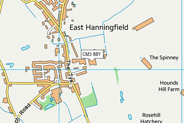 CM3 8BY map - OS VectorMap District (Ordnance Survey) CM3 8BY map - OS VectorMap District (Ordnance Survey)