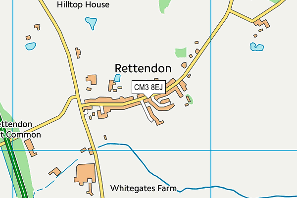 CM3 8EJ map - OS VectorMap District (Ordnance Survey) CM3 8EJ map - OS VectorMap District (Ordnance Survey)