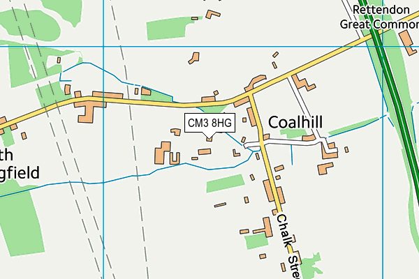 CM3 8HG map - OS VectorMap District (Ordnance Survey) CM3 8HG map - OS VectorMap District (Ordnance Survey)
