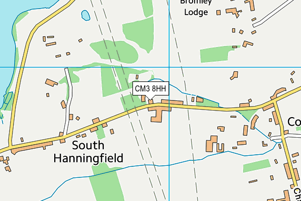 CM3 8HH map - OS VectorMap District (Ordnance Survey) CM3 8HH map - OS VectorMap District (Ordnance Survey)