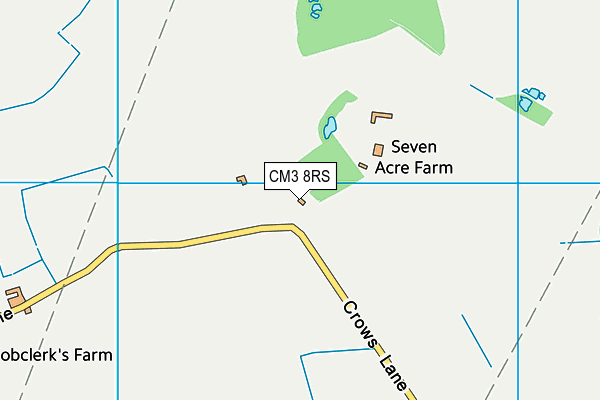 CM3 8RS map - OS VectorMap District (Ordnance Survey) CM3 8RS map - OS VectorMap District (Ordnance Survey)