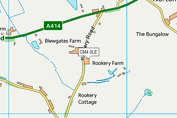 CM4 0LE map - OS VectorMap District (Ordnance Survey) CM4 0LE map - OS VectorMap District (Ordnance Survey)