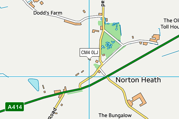 CM4 0LJ map - OS VectorMap District (Ordnance Survey) CM4 0LJ map - OS VectorMap District (Ordnance Survey)