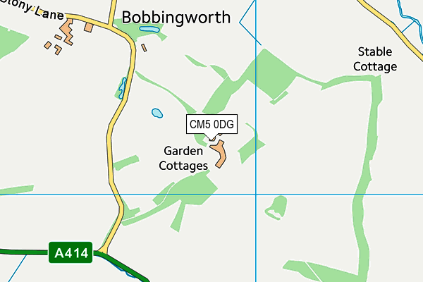 CM5 0DG map - OS VectorMap District (Ordnance Survey) CM5 0DG map - OS VectorMap District (Ordnance Survey)