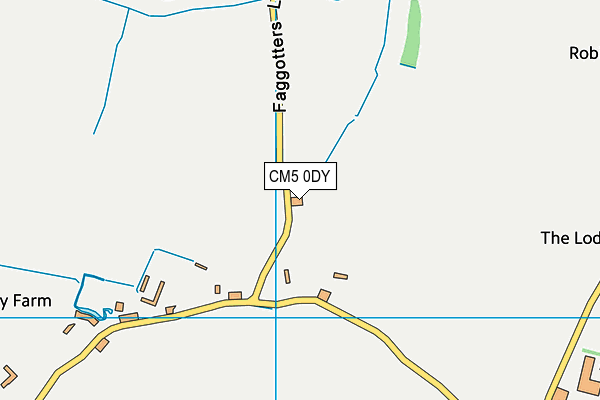 CM5 0DY map - OS VectorMap District (Ordnance Survey) CM5 0DY map - OS VectorMap District (Ordnance Survey)
