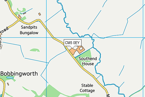 CM5 0EY map - OS VectorMap District (Ordnance Survey) CM5 0EY map - OS VectorMap District (Ordnance Survey)