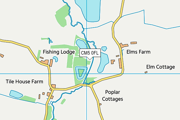 CM5 0FL map - OS VectorMap District (Ordnance Survey) CM5 0FL map - OS VectorMap District (Ordnance Survey)