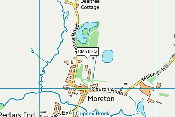 CM5 0GQ map - OS VectorMap District (Ordnance Survey) CM5 0GQ map - OS VectorMap District (Ordnance Survey)