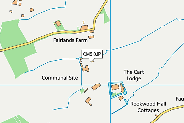 CM5 0JP map - OS VectorMap District (Ordnance Survey) CM5 0JP map - OS VectorMap District (Ordnance Survey)
