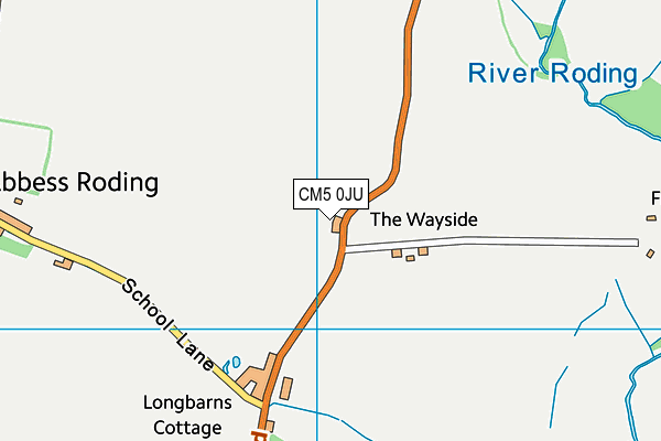 CM5 0JU map - OS VectorMap District (Ordnance Survey) CM5 0JU map - OS VectorMap District (Ordnance Survey)