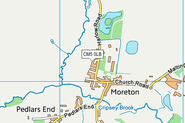 CM5 0LB map - OS VectorMap District (Ordnance Survey) CM5 0LB map - OS VectorMap District (Ordnance Survey)