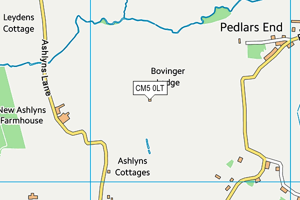 CM5 0LT map - OS VectorMap District (Ordnance Survey) CM5 0LT map - OS VectorMap District (Ordnance Survey)
