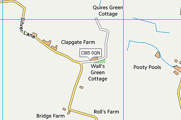 CM5 0QN map - OS VectorMap District (Ordnance Survey) CM5 0QN map - OS VectorMap District (Ordnance Survey)