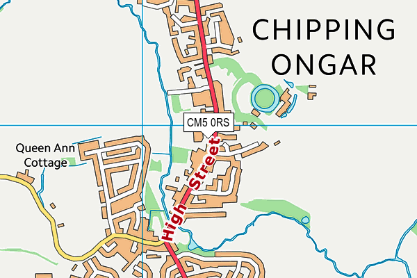 CM5 0RS map - OS VectorMap District (Ordnance Survey) CM5 0RS map - OS VectorMap District (Ordnance Survey)