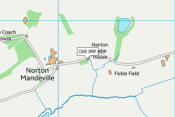 CM5 9RP map - OS VectorMap District (Ordnance Survey) CM5 9RP map - OS VectorMap District (Ordnance Survey)