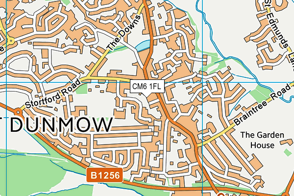 CM6 1FL map - OS VectorMap District (Ordnance Survey) CM6 1FL map - OS VectorMap District (Ordnance Survey)