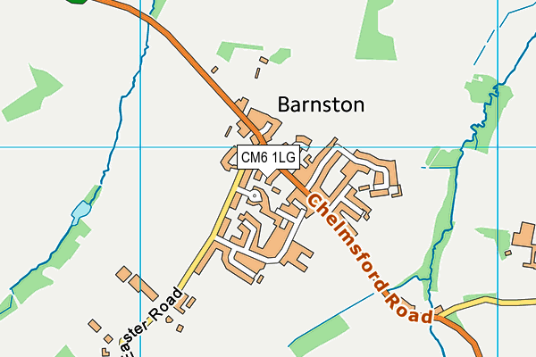 CM6 1LG map - OS VectorMap District (Ordnance Survey) CM6 1LG map - OS VectorMap District (Ordnance Survey)