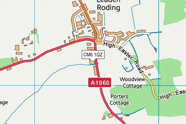 CM6 1QZ map - OS VectorMap District (Ordnance Survey) CM6 1QZ map - OS VectorMap District (Ordnance Survey)
