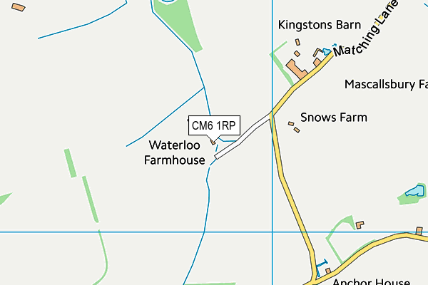 CM6 1RP map - OS VectorMap District (Ordnance Survey) CM6 1RP map - OS VectorMap District (Ordnance Survey)