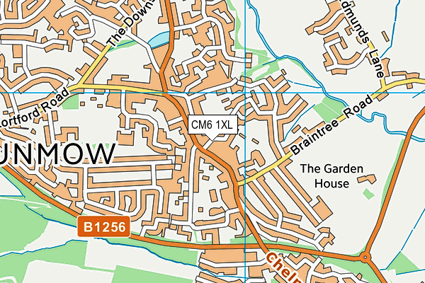 CM6 1XL map - OS VectorMap District (Ordnance Survey) CM6 1XL map - OS VectorMap District (Ordnance Survey)