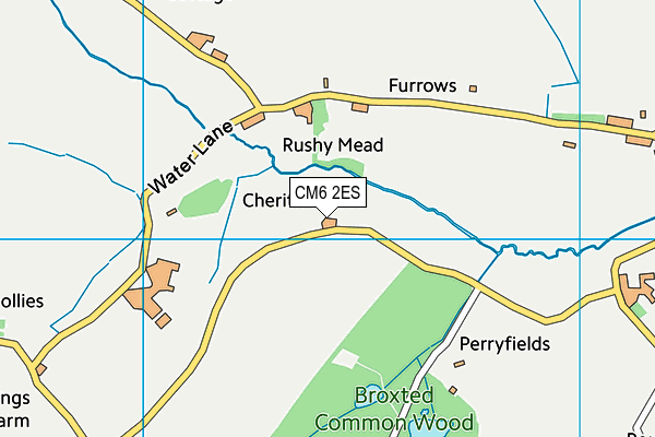 CM6 2ES map - OS VectorMap District (Ordnance Survey) CM6 2ES map - OS VectorMap District (Ordnance Survey)