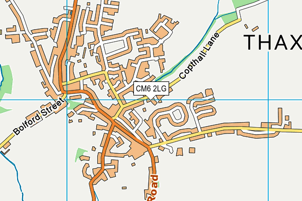 CM6 2LG map - OS VectorMap District (Ordnance Survey) CM6 2LG map - OS VectorMap District (Ordnance Survey)