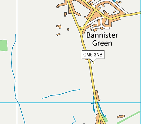 CM6 3NB map - OS VectorMap District (Ordnance Survey) CM6 3NB map - OS VectorMap District (Ordnance Survey)