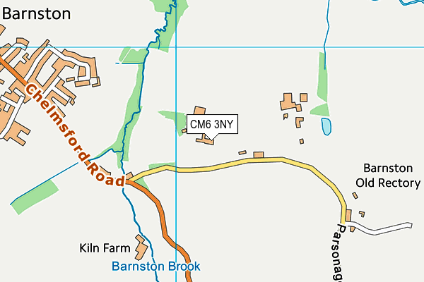CM6 3NY map - OS VectorMap District (Ordnance Survey) CM6 3NY map - OS VectorMap District (Ordnance Survey)