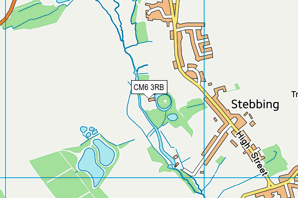 CM6 3RB map - OS VectorMap District (Ordnance Survey) CM6 3RB map - OS VectorMap District (Ordnance Survey)