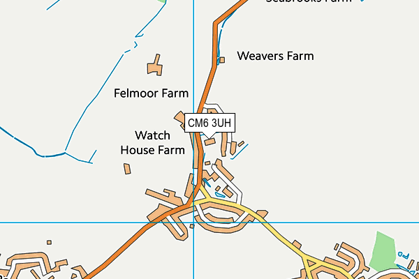 CM6 3UH map - OS VectorMap District (Ordnance Survey) CM6 3UH map - OS VectorMap District (Ordnance Survey)