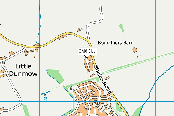 CM6 3UJ map - OS VectorMap District (Ordnance Survey) CM6 3UJ map - OS VectorMap District (Ordnance Survey)
