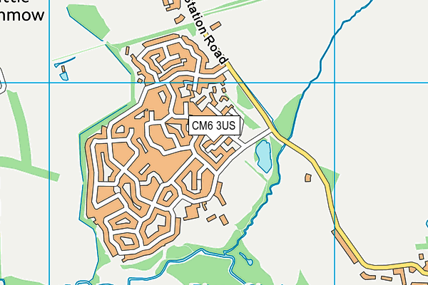 CM6 3US map - OS VectorMap District (Ordnance Survey) CM6 3US map - OS VectorMap District (Ordnance Survey)