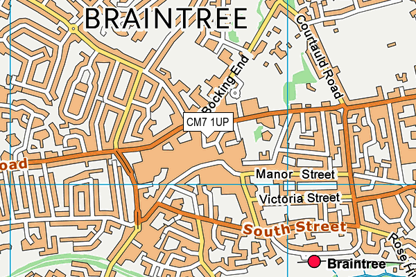 CM7 1UP map - OS VectorMap District (Ordnance Survey) CM7 1UP map - OS VectorMap District (Ordnance Survey)