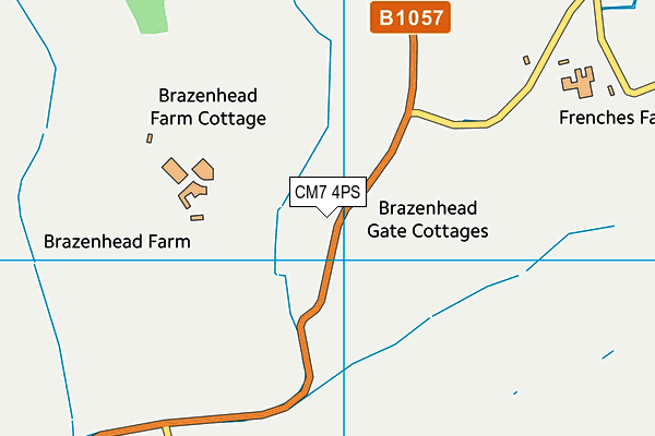 CM7 4PS map - OS VectorMap District (Ordnance Survey) CM7 4PS map - OS VectorMap District (Ordnance Survey)