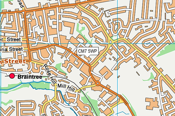 CM7 5WP map - OS VectorMap District (Ordnance Survey) CM7 5WP map - OS VectorMap District (Ordnance Survey)