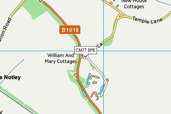 CM77 8PE map - OS VectorMap District (Ordnance Survey) CM77 8PE map - OS VectorMap District (Ordnance Survey)