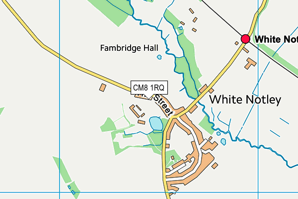 CM8 1RQ map - OS VectorMap District (Ordnance Survey) CM8 1RQ map - OS VectorMap District (Ordnance Survey)