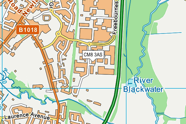 CM8 3AS map - OS VectorMap District (Ordnance Survey) CM8 3AS map - OS VectorMap District (Ordnance Survey)