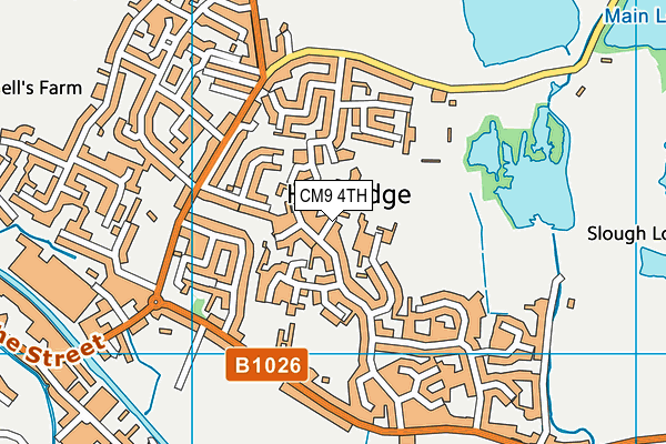 CM9 4TH map - OS VectorMap District (Ordnance Survey) CM9 4TH map - OS VectorMap District (Ordnance Survey)